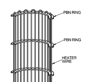standard wire heater assembly