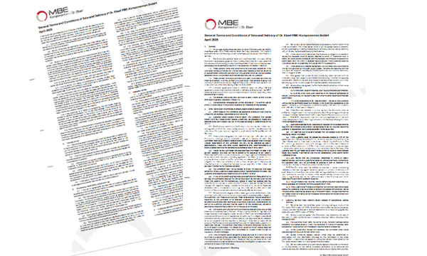 Terms and Conditions of Sales- AGB