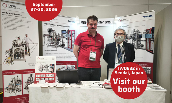 Visit our booth at the IWOE32 in Sendai, Japan