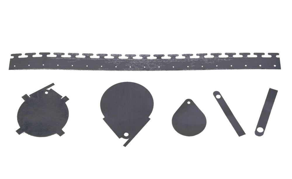 Ta and Mo laser cut parts