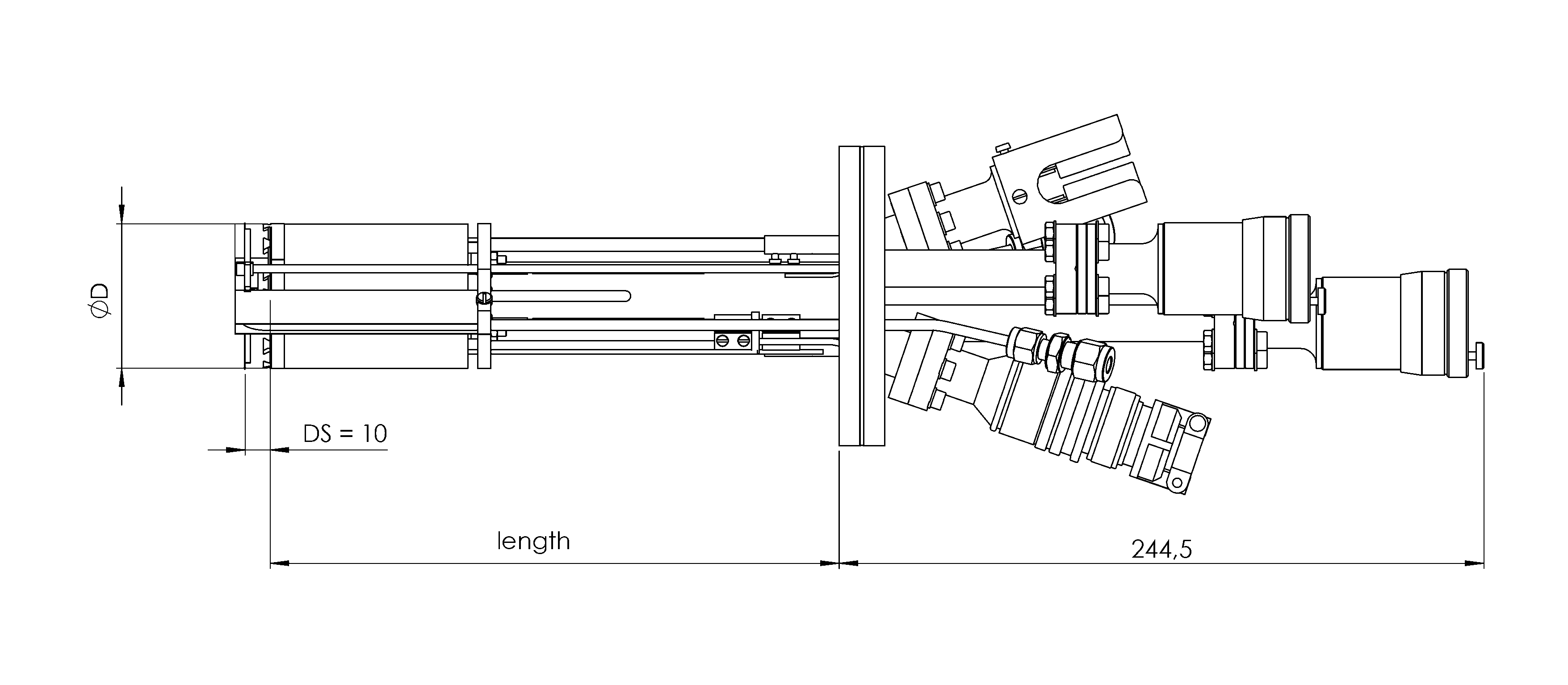 Schematic drawing DCS
