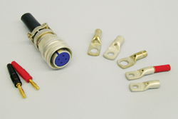Connectors, tube cable lugs and plugs